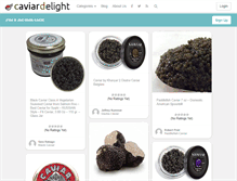 Tablet Screenshot of caviardelight.com